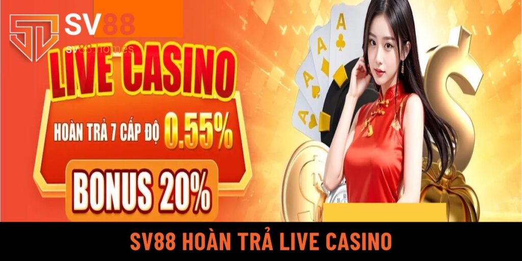 SV88 hoàn trả live casino - Nội dung chi tiết Khuyến mãi 