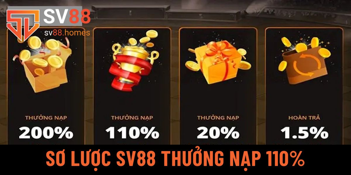 Sơ lược SV88 thưởng nạp 110%